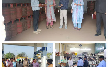 Etah News : पेट्रोल, डीजल व गैस की पर्याप्त उपलब्धता बनाए रखने के लिए छापेमारी जारी