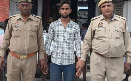 Kasganj news सुन्नगढ़ी पुलिस द्वारा बहला-फुसलाकर भगा ले जाने के अभियोग में वांछित अभियुक्त को गिरफ्तार कर अपहृता को किया सकुशल बरामद।