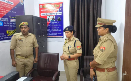 Farrukhabad News : थाना अमृतपुर का वार्षिक निरीक्षण, व्यवस्थाएं संतोषजनक