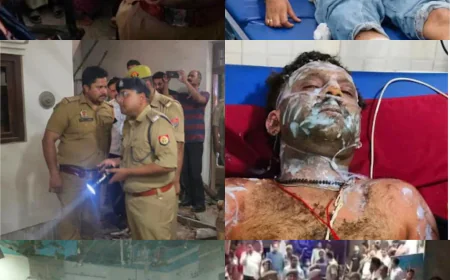 फर्रुखाबाद: पूर्व सपा विधायक विजय सिंह के आवास पर भीषण विस्फोट, बेटों सहित 6 घायल