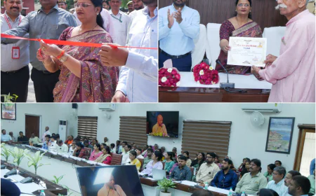 एटा में नव निर्माण के 9 वर्ष पर भव्य प्रदर्शनी, लाभार्थियों को मिला सीधा लाभ