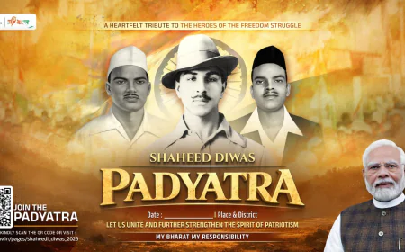 शहीदी दिवस पर लखनऊ में पदयात्रा और जनजागरूकता कार्यक्रमों की श्रृंखला