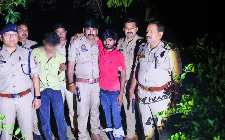 पुलिस और बदमाशों के बीच मुठभेड़: लूट के आरोपी को लगी गोली, एक गिरफ्तार; सिपाही भी घायल