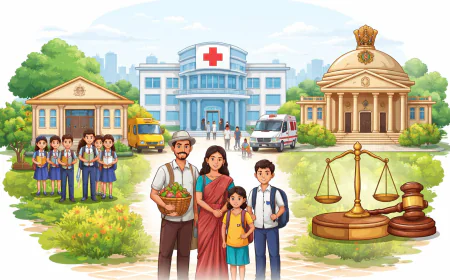 मुफ्त शिक्षा, स्वास्थ्य और न्याय—हक़ या केवल सपना?