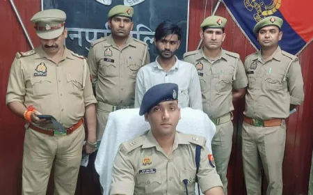 मैनपुरी में टप्पेबाजी करने वाला शातिर चोर गिरफ्तार, चोरी की नकदी बरामद