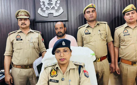 Etah News : चोरी का खुलासा: किरायेदार गिरफ्तार, जेवरात बरामद