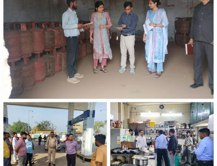 Etah News : पेट्रोल, डीजल व गैस की पर्याप्त उपलब्धता बनाए रखने के लिए छापेमारी जारी