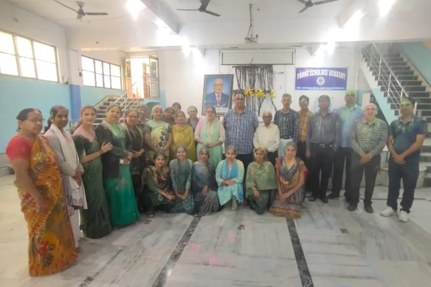 यंग स्कॉलर अकेडमी शिकोहाबाद में होलिकोत्सव का भव्य आयोजन हुआ।