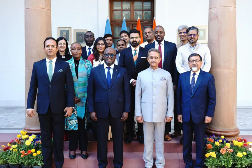 भारत-रवांडा संयुक्त आयोग की द्वितीय बैठक, हैदराबाद हाउस, नई दिल्ली