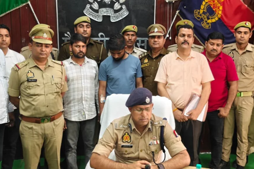 Mainpuri News : अंतर्राज्यीय लुटेरों के गिरोह का भंडाफोड़, मुठभेड़ के बाद दो शातिर  गिरफ्तार