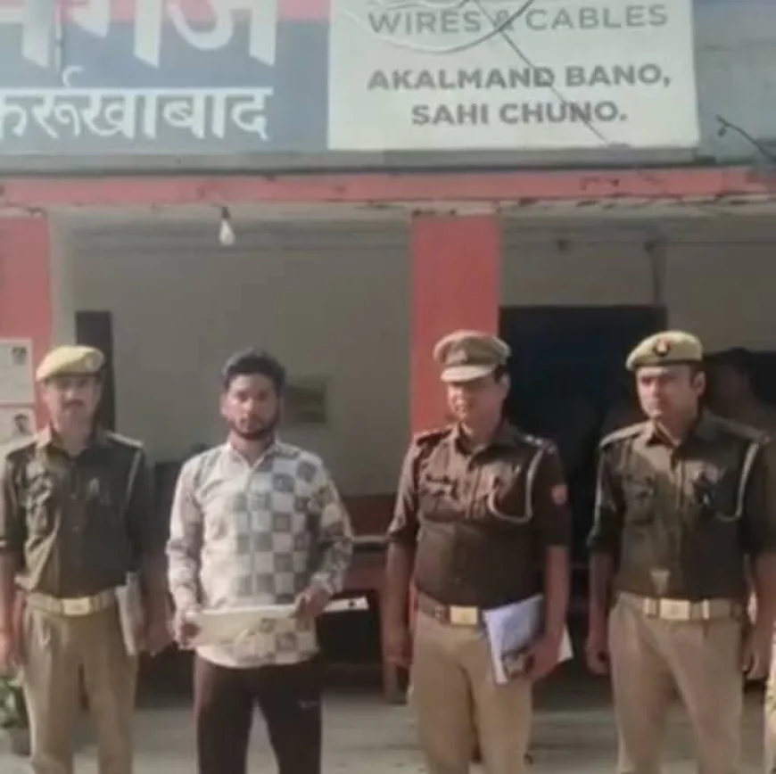 दहेज के लिए की पत्नी की हत्या कुल्हाड़ी सहित गिरफ्तार