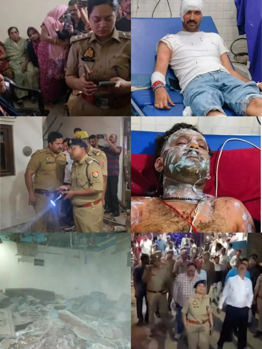 फर्रुखाबाद: पूर्व सपा विधायक विजय सिंह के आवास पर भीषण विस्फोट, बेटों सहित 6 घायल