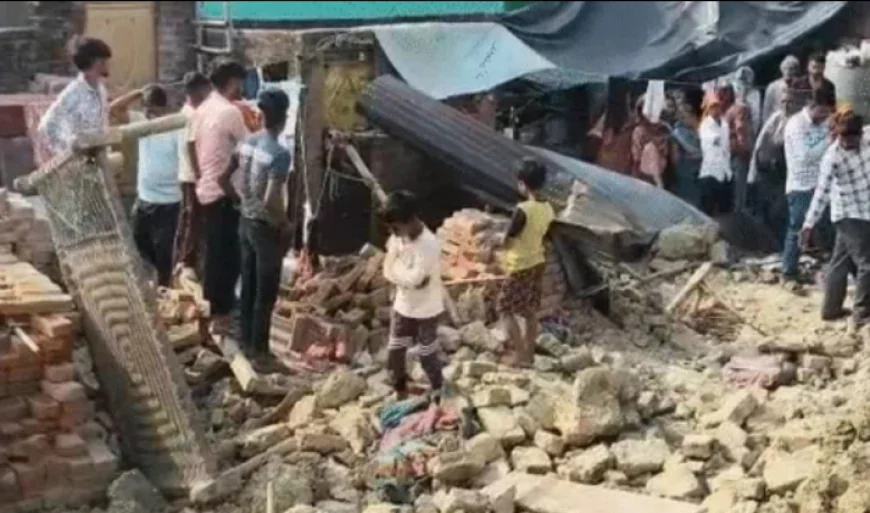 मैनपुरी: कच्ची दीवार और टीनशेड गिरने से एक ही परिवार के तीन लोगों की मौत, तीन घायल