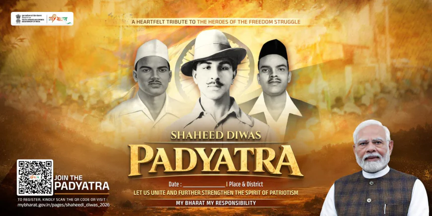 शहीदी दिवस पर लखनऊ में पदयात्रा और जनजागरूकता कार्यक्रमों की श्रृंखला