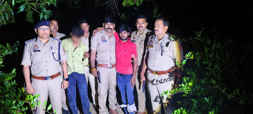 पुलिस और बदमाशों के बीच मुठभेड़: लूट के आरोपी को लगी गोली, एक गिरफ्तार; सिपाही भी घायल