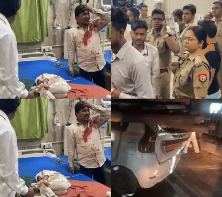 फर्रुखाबाद में दर्दनाक सड़क हादसा: कार के आर-पार हुए ट्रैक्टर-ट्रॉली पर लदे बिजली के पोल, 5 वर्षीय बच्ची की मौत ।