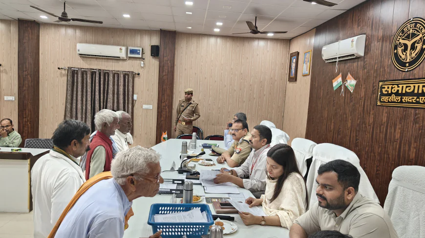 Etah News ‘सम्पूर्ण समाधान दिवस’ आयोजित, जनशिकायतों के त्वरित निस्तारण के निर्देश