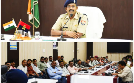 Etah News :  SSP डॉ. इलामारन की मीडिया से मुलाकात, पुलिस की प्राथमिकताएँ तय