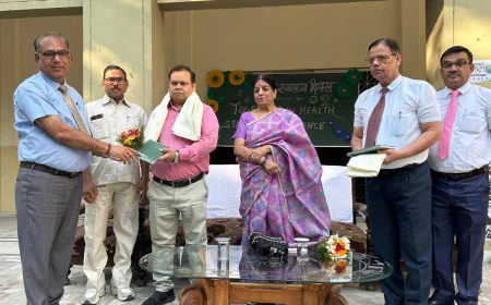 सी.पी. विद्या निकेतन इण्टर कालेज में विश्व स्वास्थ्य दिवस पर जागरूकता कार्यक्रम आयोजित