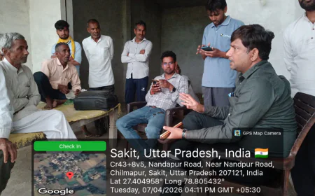 फार्मर रजिस्ट्री हेतु विशेष कैंप अभियान 6 से 15 अप्रैल तक संचालित