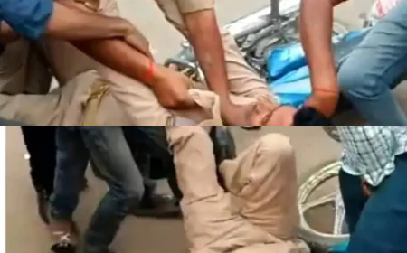 रुपयों के लेनदेन को लेकर ड्यूटी पर भिड़े दो होमगार्ड,  मारपीट का वीडियो वायरल