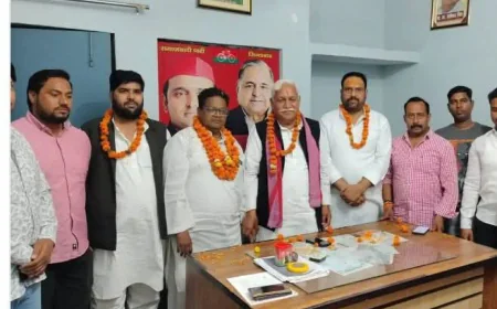 फर्रुखाबाद सपा संगठन में बड़ा फेरबदल, निष्क्रिय नेताओं की छुट्टी, नौशाद अहमद बने नए जिला सचिव