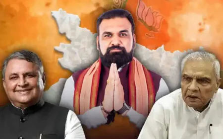 बिहार में भाजपा के मुख्यमंत्री, सम्राट चौधरी बने,  विजय चौधरी और विजेंद्र यादव डिप्टी सीएम