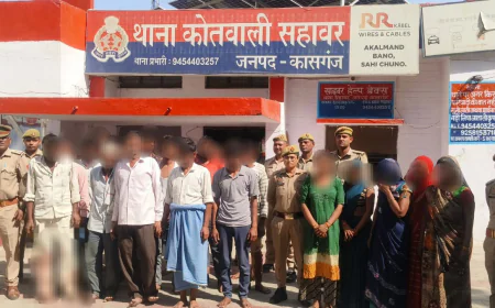 कासगंज में शोभायात्रा के दौरान बवाल, 23 गिरफ्तार