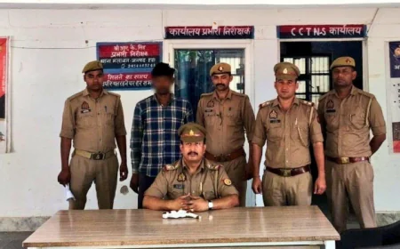 एटा में सनसनीखेज साजिश: पति ने खुद ही पत्नी को मारी गोली, आरोपी गिरफ्तार