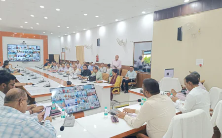 सीएम डैशबोर्ड में जनपद की रैंक सुधारने के निर्देश, निर्माण कार्यों की गुणवत्ता पर जोर