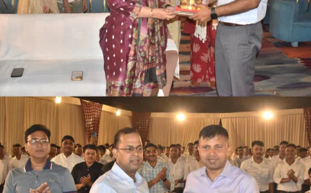 पासिंग आउट परेड से पूर्व पुलिस लाइन में ‘बड़ा खाना’, अफसरों ने परोसा भोजन