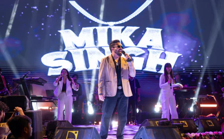 Bollywood's renowned singer Mika Singh enthralled the audience at World College of Technology and Management, Gurugram