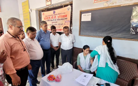 एटा में डिप्थीरिया के बढ़ते मामलों के बीच विशेष टीकाकरण अभियान शुरू