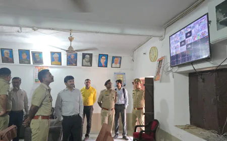 होमगार्ड भर्ती परीक्षा–2025 के लिए एटा में सघन निरीक्षण