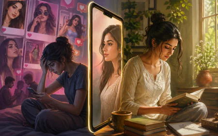 फिल्टर के पीछे खोती पहचान सोशल मीडिया और लड़कियों की आत्मछवि का संकट