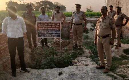 Kasganj news गैंगस्टर पर कासगंज पुलिस का शिकंजा, अवैध संपत्ति ₹5.36 लाख का प्लाट कुर्क