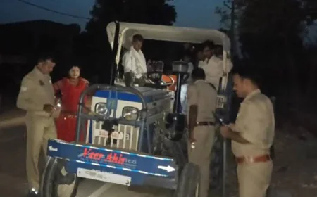 पुलिस ने 1 KM पीछा कर पकड़ा भागता ट्रैक्टर, नियम तोड़ने वालों में मचा हड़कंप