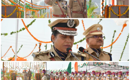 Kasganj news रिजर्व पुलिस लाइन कासगंज में 'दीक्षांत परेड समारोह 2025-26 का हुआ भव्य आयोजन