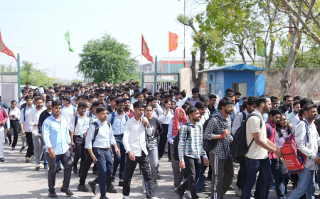 मेगा जॉब फेयर में 3200 युवाओ को नौकरी के लिए किया शार्टलिस्ट