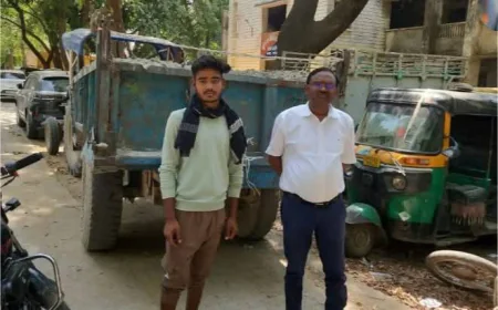 खनन माफियाओं पर बड़ा एक्शन: बालू से लदी दो अवैध ट्रैक्टर-ट्रॉलियां जब्त, डीएम के सख्त निर्देश