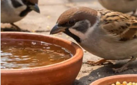 पक्षियों के लिए पानी: एक बूंद जिंदगी की, एक सकोरा उम्मीद का