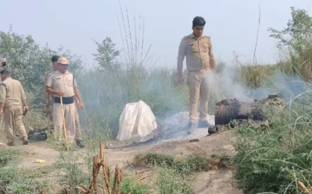 अवैध कच्ची शराब के खिलाफ सख्त कार्रवाई, 20 लीटर बरामद, 200 किलो लहन नष्ट