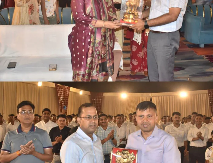 पासिंग आउट परेड से पूर्व पुलिस लाइन में ‘बड़ा खाना’, अफसरों ने परोसा भोजन