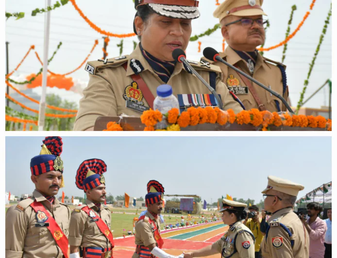 कासगंज में रिक्रूट आरक्षियों की दीक्षांत परेड सम्पन्न, भव्य आयोजन में दिखा अनुशासन और उत्साह