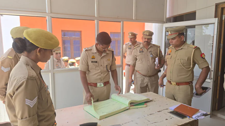 थाने में एसएसपी का औचक निरीक्षण, व्यवस्थाओं को लेकर दिए सख्त निर्देश