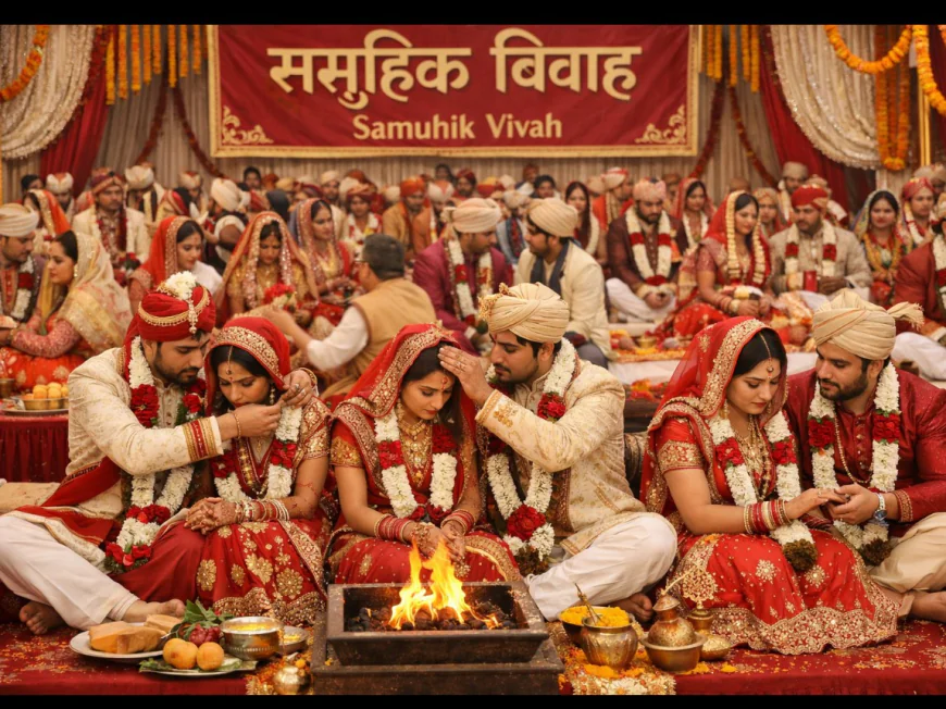 मंडल स्तरीय सामूहिक विवाह समारोह में 130 जोड़ों का होगा विवाह, एटा के 27 जोड़े भी होंगे लाभान्वित