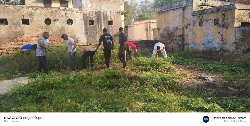 पुलिस का व्यापक स्वच्छता अभियान, थानों को बनाया जा रहा स्वच्छ व सुव्यवस्थित