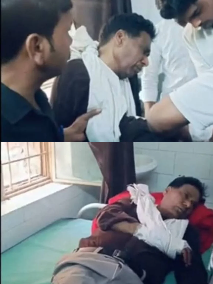 दो बाइकों की आमने-सामने टक्कर में राजस्व निरीक्षक गंभीर रूप से घायल, लेखपाल समेत तीन चोटिल