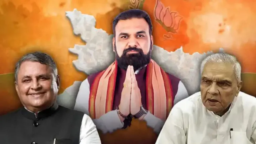 बिहार में भाजपा के मुख्यमंत्री, सम्राट चौधरी बने,  विजय चौधरी और विजेंद्र यादव डिप्टी सीएम