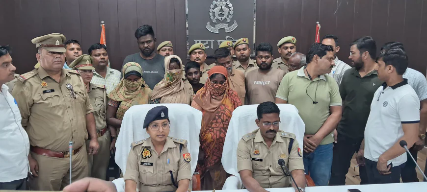 अंतर्राज्यीय ठगी गेंग का पर्दाफास सरगना सहित गिरोह के आठ सदस्य गिरफ्तार